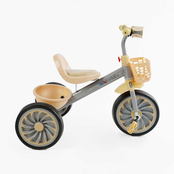 Велосипед 3-х колісний BS-35761 "Best Trike" колеса EVA переднє 12’’, заднє 10’’, сталева рама, УКР. ОЗВУЧУВАННЯ, світло, 2 кошики