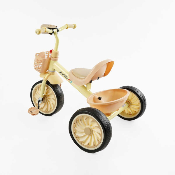 Велосипед 3-х колісний BS-33260 "Best Trike" колеса EVA переднє 12’’, заднє 10’’, сталева рама, УКР. ОЗВУЧУВАННЯ, світло, 2 кошики