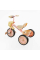 Велосипед 3-х колісний BS-34944 "Best Trike" колеса EVA переднє 12’’, заднє 10’’, сталева рама, УКР. ОЗВУЧУВАННЯ, світло, 2 кошики