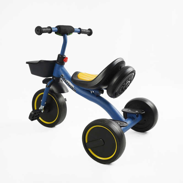 Велосипед 3-х колісний BS-45602 "Best Trike" колеса EVA переднє 10’’, заднє 8’’, сталева рама, УКР.ОЗВУЧУВАННЯ, світло, кошик