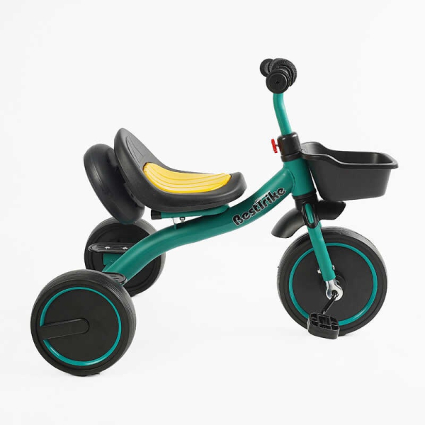 Велосипед 3-х колісний BS-47603 "Best Trike" колеса EVA переднє 10’’, заднє 8’’, сталева рама, УКР.ОЗВУЧУВАННЯ, світло, кошик