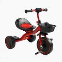 Велосипед 3-х колісний BS-44105 "Best Trike" колеса EVA переднє 10’’, заднє 8’’, сталева рама, УКР.ОЗВУЧУВАННЯ, світло, кошик