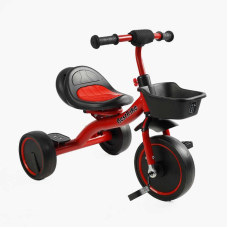 Велосипед 3-х колісний BS-44105 "Best Trike" колеса EVA переднє 10’’, заднє 8’’, сталева рама, УКР.ОЗВУЧУВАННЯ, світло, кошик