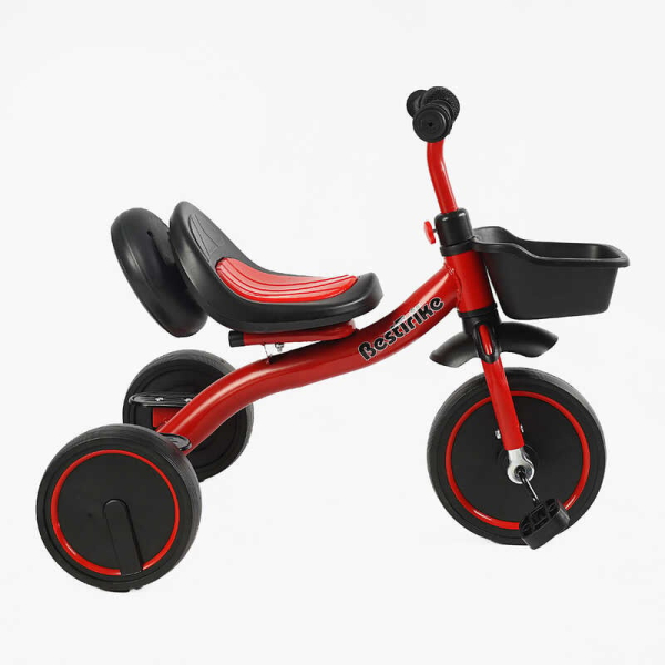 Велосипед 3-х колісний BS-44105 "Best Trike" колеса EVA переднє 10’’, заднє 8’’, сталева рама, УКР.ОЗВУЧУВАННЯ, світло, кошик