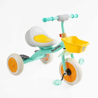 Велосипед 3-х колесный BS-49151 «Best Trike» колеса EVA переднее 10'', заднее 8'', стальная рама, УКР.ОЗВУЧЕНИЕ, свет, корзина
