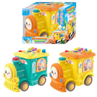 Музыкальный паровозик 95606 «WToys», 2 цвета, ОБРАЗОВАНИЕ НА УКРАИНСКОМ ЯЗЫКЕ, сказки, песни, скороговорки, загадки, свет, пальчиковые игры, игра-стучалка