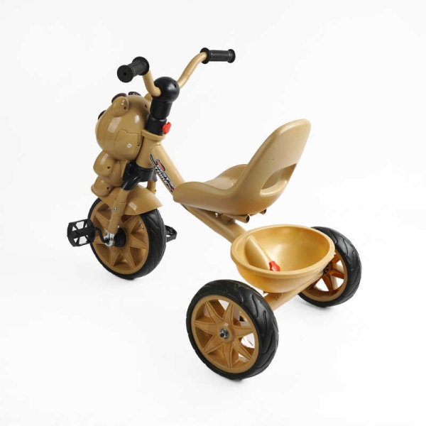 Велосипед 3-х колесный BS-30508 «Best Trike» колеса EVA переднее 10'', заднее 8'', стальная рама, УКР. ОЗВУЧЕНИЕ, корзина