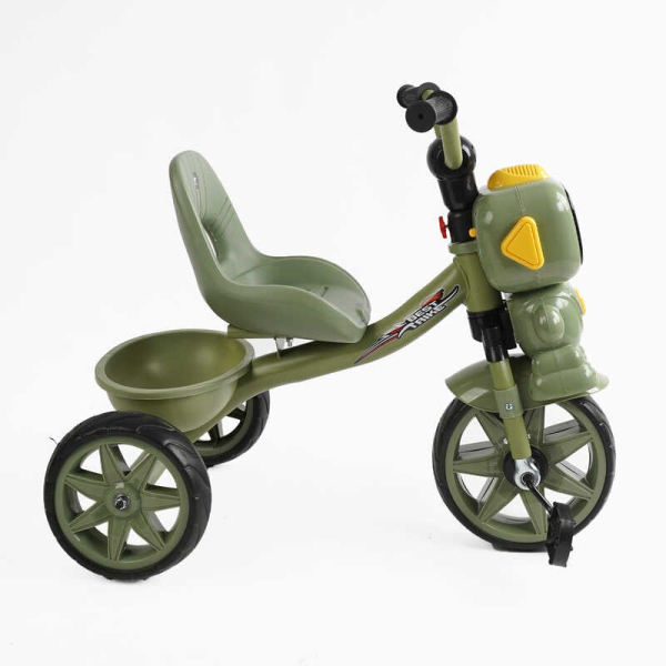 Велосипед 3-х колісний BS-50570 "Best Trike" колеса EVA переднє 10’’, заднє 8’’, сталева рама, УКР. ОЗВУЧУВАННЯ, кошик