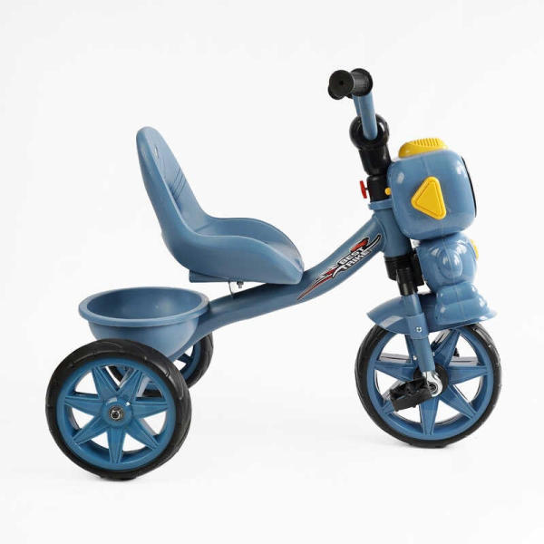 Велосипед 3-х колесный BS-40506 «Best Trike» колеса EVA переднее 10'', заднее 8'', стальная рама, УКР. ОЗВУЧЕНИЕ, корзина