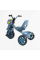 Велосипед 3-х колесный BS-40506 «Best Trike» колеса EVA переднее 10'', заднее 8'', стальная рама, УКР. ОЗВУЧЕНИЕ, корзина