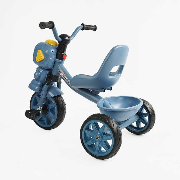 Велосипед 3-х колесный BS-40506 «Best Trike» колеса EVA переднее 10'', заднее 8'', стальная рама, УКР. ОЗВУЧЕНИЕ, корзина
