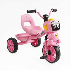 Велосипед 3-х колісний BS-60413 "Best Trike" колеса EVA переднє 10’’, заднє 8’’, сталева рама, УКР. ОЗВУЧУВАННЯ, кошик