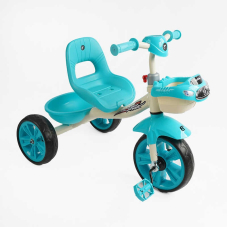 Велосипед 3-х колісний BS-60985 "Best Trike" колеса EVA переднє 10’’, заднє 8’’, сталева рама, УКР. ОЗВУЧУВАННЯ, кошик