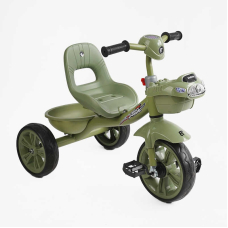 Велосипед 3-х колісний BS-60417 "Best Trike" колеса EVA переднє 10’’, заднє 8’’, сталева рама, УКР. ОЗВУЧУВАННЯ, кошик