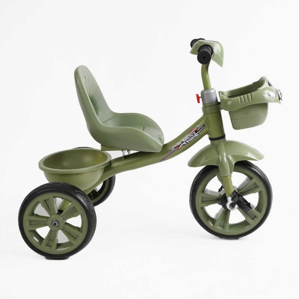 Велосипед 3-х колісний BS-60417 "Best Trike" колеса EVA переднє 10’’, заднє 8’’, сталева рама, УКР. ОЗВУЧУВАННЯ, кошик