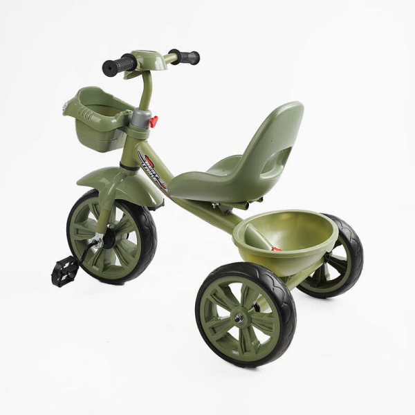 Велосипед 3-х колісний BS-60417 "Best Trike" колеса EVA переднє 10’’, заднє 8’’, сталева рама, УКР. ОЗВУЧУВАННЯ, кошик