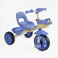 Велосипед 3-х колісний BS-60811 "Best Trike" колеса EVA переднє 10’’, заднє 8’’, сталева рама, УКР. ОЗВУЧУВАННЯ, кошик