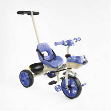Велосипед 3-х колісний BS-70362 "Best Trike" колеса EVA переднє 10’’, заднє 8’’, сталева рама, УКР. ОЗВУЧУВАННЯ, батьківська ручка