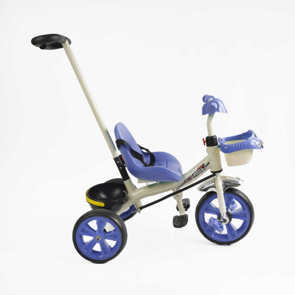 Велосипед 3-х колесный BS-70362 «Best Trike» колеса EVA переднее 10'', заднее 8'', стальная рама, УКР. ОБУЧЕНИЕ, родительская ручка