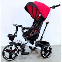 Велосипед 3-х колісний 6390 – 22-918 BestTrike "Oscar" ПОВОРОТНЕ СИДІННЯ, КЕРМО СКЛАДАЄТЬСЯ, КОЛЕСА З ПРОГУМОВАНИМ PU, КОШИК, ТЕЛЕСКОПІЧНА РУЧКА