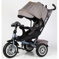 Велосипед 3-х кол. 8066 / 470-16 BestTrike "Perfetto" поворотне сидіння, колеса гумові надувні, кошик, фара музична, USB, Bluetooth