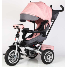 Велосипед 3-х кол. 8066 / 745-60 BestTrike "Perfetto" поворотне сидіння, колеса гумові надувні, кошик, фара музична, USB, Bluetooth