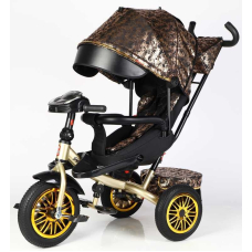 Велосипед 3-х кол. 8066 / 819-40 BestTrike "Perfetto" поворотне сидіння, колеса гумові надувні, кошик, фара музична, USB, Bluetooth