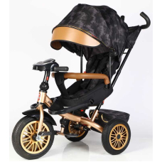 Велосипед 3-х кол. 8066 / 380-29 BestTrike "Perfetto" поворотне сидіння, колеса гумові безкамерні, кошик, фара музична, USB, Bluetooth