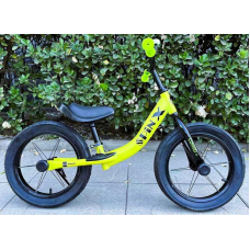 Беговел «CORSO Spin-X» PX-605-82 стальная рама, колесо 14», надувные колеса, подножка, подставка для ног