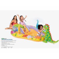 Intex Бассейн детский 56139 NP Динопарк, объем воды 159 л., размер 201x157x69 см