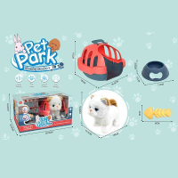 Питомец RA 001-15 «Котенок», ходит, звуки, переноска, аксессуары, на батарейках