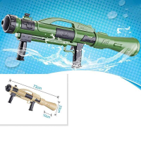 Водний пістолет дитячий - 2 види, розмір - 73×10×23 см, помповий механізм 288  