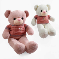 Мягкая игрушка «Мишка», 43х25х80 см, вязаный свитер M 18123
