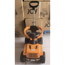 Толокар електричний JOY М-95667 двигун 18W, акумулятор 6V, підсвічування фар, захисний бампер, звуки, музика, пісні укр. та англ. мовами, батьківська ручка