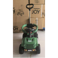 Толокар електричний JOY М-71806 двигун 18W, акумулятор 6V, підсвічування фар, захисний бампер, звуки, музика, пісні укр. та англ. мовами, батьківська ручка