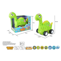 Машинка мягкая «Динозавр», звуки транспорта, веселые мелодии, вибрация, съемный чехол, резиновые шины, на батарейках QL 8902 C-5