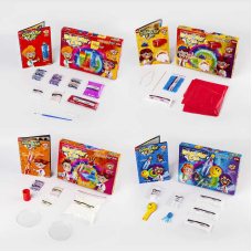 Набір для проведення дослідів "ЕКОНОМ CHEMISTRY KIDS" CHK-02-01U,02U,03U,04U 8 видів УКР.