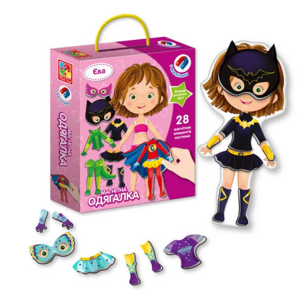 Магнітна гра-одягашка "Єва" - VT3702-08 / укр / "Vladi Toys"