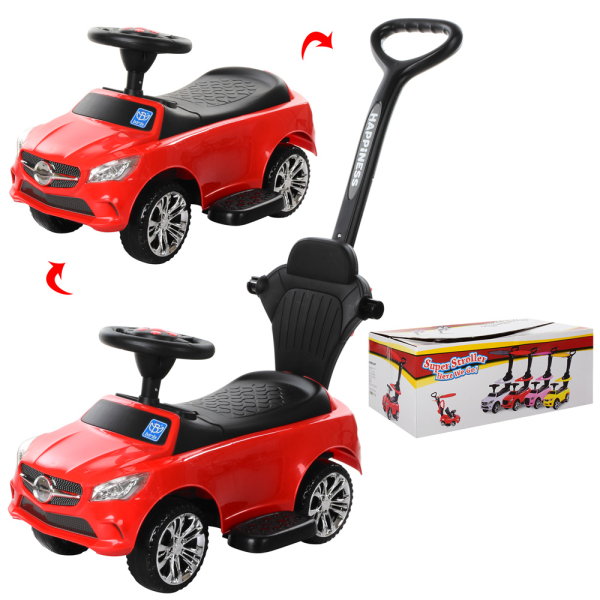 Каталка-толокар Bambi M 3503C-3 Красный музыкальный,