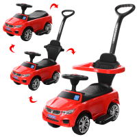 Каталка-толокар Bambi 2в1 з батьківською ручкою М 3503B-3