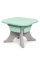 Дитячий пластиковий столик з 2-ма стільцями Bambi NEW TABLE-5 М'ятно-сірий 