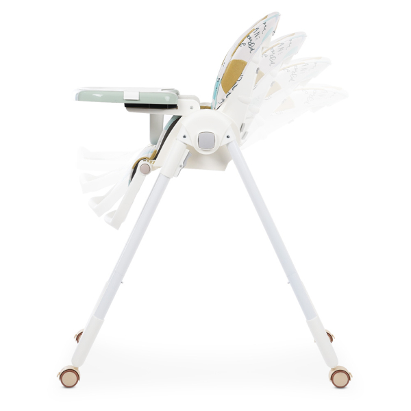 Дитячий стільчик для годування Bambi M 5673-12 на коліщатках