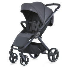 Коляска детская ME 1053-3 DYNAMIC PRO Charcoal до 22 кг, прогулочная, регуль.ручка, 3 пола, черн.рама, сырой