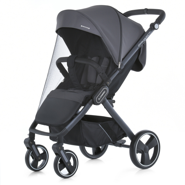 Коляска детская ME 1053-3 DYNAMIC PRO Charcoal до 22 кг, прогулочная, регуль.ручка, 3 пола, черн.рама, сырой