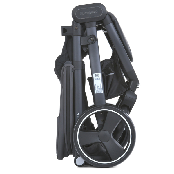 Коляска детская ME 1053-3 DYNAMIC PRO Charcoal до 22 кг, прогулочная, регуль.ручка, 3 пола, черн.рама, сырой