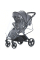 Коляска детская ME 1053-3 DYNAMIC PRO Charcoal до 22 кг, прогулочная, регуль.ручка, 3 пола, черн.рама, сырой