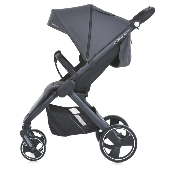 Коляска детская ME 1053-3 DYNAMIC PRO Charcoal до 22 кг, прогулочная, регуль.ручка, 3 пола, черн.рама, сырой