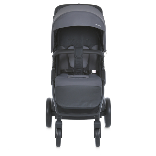 Коляска детская ME 1053-3 DYNAMIC PRO Charcoal до 22 кг, прогулочная, регуль.ручка, 3 пола, черн.рама, сырой
