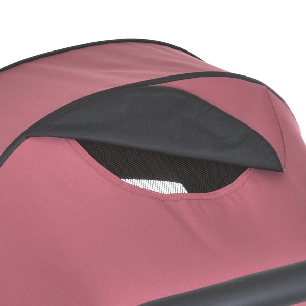 Коляска детская ME 1053-3 DYNAMIC PRO Dusty Rose до 22 кг, прогулочная, регулировка.ручка, 3 пола, черн.рама