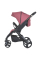 Коляска детская ME 1053-3 DYNAMIC PRO Dusty Rose до 22 кг, прогулочная, регулировка.ручка, 3 пола, черн.рама
